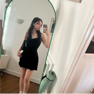 American Apparel Black Velvet Mini dress